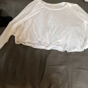 Free people we the free white cropped top